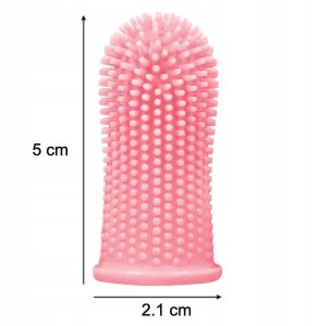 SILIKONOWY Czyścik do mycia ZĘBÓW DLA ZWIERZĄT PSÓW KOTÓW Szczoteczka 5