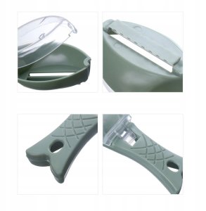 SKROBACZKA do RYB z pojemnikiem na ŁUSKI Ekspresowa WYGODNA Obieraczka KARP 11