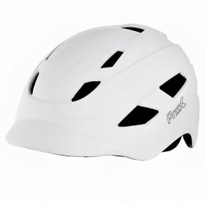 Kask miejski PROX TOWN LED Rozmiar kasku: L(58-61 cm), Wybierz kolor: Biały mat 1