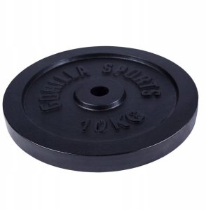 Obciążenie żeliwne 10kg, czarne 2