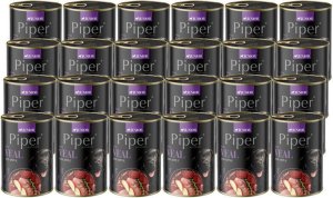 Piper Animals Junior Mokra karma dla psa z cielęciną i jabłkiem zestaw 24 x 400 g 1