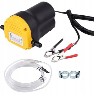 Pompa OLEJU Pompka PRZENOŚNA 12V Diesla 60W Komplet EKSTRAKTOR + Wężyki 1