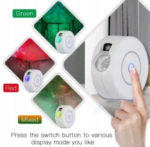 Projektor GWIAZD SMART Google TUYA MGŁAWICE LASER 6