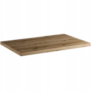 CZARNA szafka łazienkowa NOVA BLACK z umywalką i blat OAK 60cm z szufladami 5