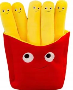 PLUSZOWE Frytki ZABAWKA 30cm EDUKACYJNA Pudełko + 5 Frytek DUŻE 1