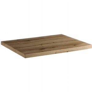 CZARNA szafka łazienkowa NOVA BLACK 82-50 z umywalką i blatem OAK 50 cm 6