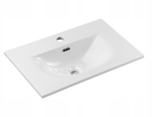 CZARNA szafka łazienkowa z umywalką 60 cm NOVA BLACK 82-60 z szufladami 7