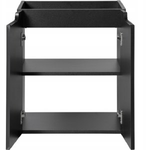 CZARNA szafka łazienkowa NOVA BLACK 82-50 2D z umywalką i blatem 50 cm 4