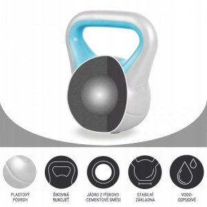 5 kg kettlebell kula kettle hantel Gorilla Sports 8