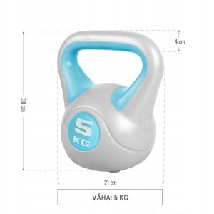 5 kg kettlebell kula kettle hantel Gorilla Sports 9