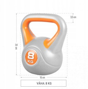 8 kg kettlebell kula kettle hantel Gorilla Sports 5