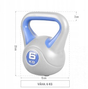 6 kg kettlebell kula kettle hantel Gorilla Sports 6