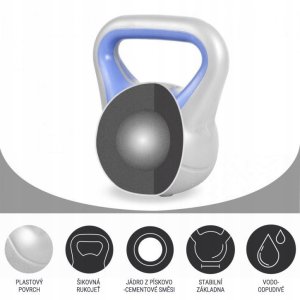 6 kg kettlebell kula kettle hantel Gorilla Sports 7