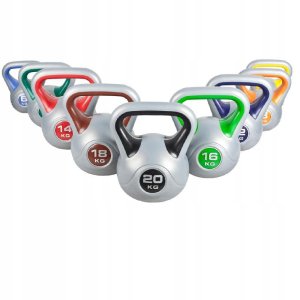 Kettlebell Gorilla Sports bitumiczny 10 kg 6