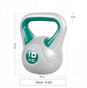 Kettlebell Gorilla Sports bitumiczny 10 kg 8