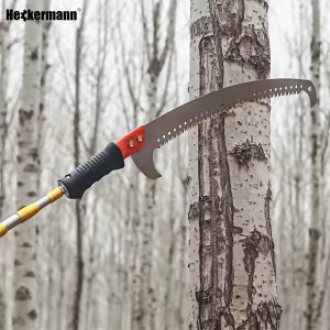 Piła ręczna ogrodowa gdo gałęzi na wysięgniku teleskopowa Heckermann 5m 4