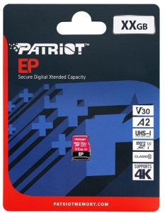 Patriot EP Pro A2 Micro SDXC 512GB 90/80 MB/s V30 U3 Class10 1