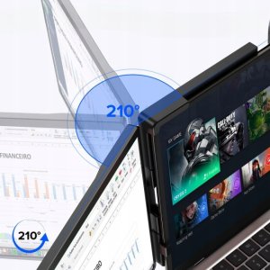 UPERFECT przenośny monitor 2K 14" 360 2240 x 1400 QHD IPS 4