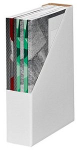 LANDRE Stehsammler Color für A4 schmal weiß 3