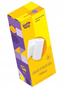 Papier Biały Wkład Etykiety Naklejka 5x Rolka 57mm x 6m Kiddoboo X2 P83 P80 / KBSTROLL 7