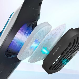 Serija 6, Įkraunamasis dulkių siurblys, Athlet ProSilence 28Vmax, Baltas BCH86SIL1 2