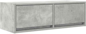 vidaXL Szafka RTV Betonowa Szara 80x31x25,5 cm Drewno klejone 2