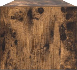 vidaXL Szafka RTV Dąb wędzony 80x31x25,5 cm Drewno klejone 7