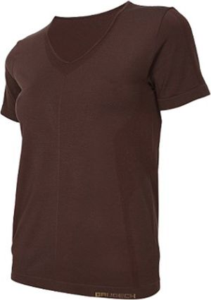 Brubeck Koszulka damska z krótkim rękawem Comfort Night brązowa r. XL (SS11790) 1