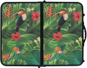 STOLIK TURYSTYCZNY SKŁADANY KEMPINGOWY 60X45X25/56CM FLOWER 11