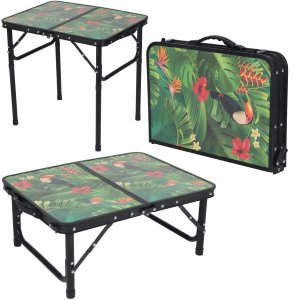 STOLIK TURYSTYCZNY SKŁADANY KEMPINGOWY 60X45X25/56CM FLOWER 4
