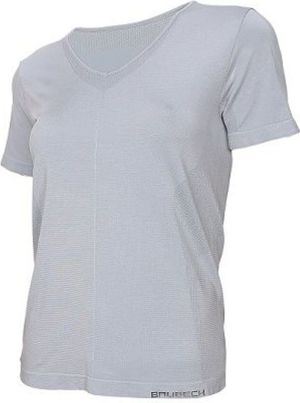 Brubeck Koszulka damska z krótkim rękawem Comfort Night szara r. XL (SS11790) 1