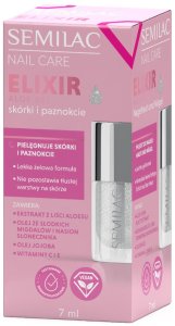 Semilac Nail care Żelowy eliksir do skórek i paznokci aloe 7ml 1