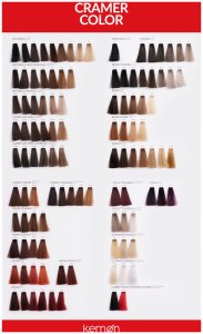 Kemon Cramer Color Kremowa farba do włosów z olejem kokosowym 100ml Ciemny Złoty Miedziany Blond (6.34) 2