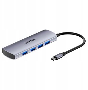 HUB USB Unitek Hub 4w1 USB-C 10 Gbps, 4x USB-A H1112EGY01 2