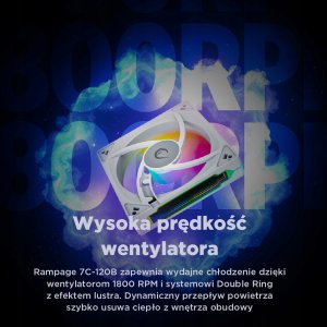 Wentylator Rampage 7C-120B ARGB 9