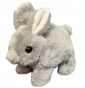 Pluszowa Maskotka Przytulanka Zając Królik Szary 18cm 1