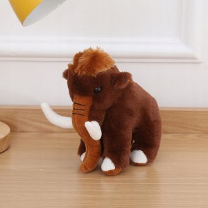 Pluszowa Maskotka Przytulanka Mamut Brązowy 20cm 3