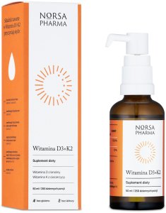 Norsa Pharma D3 + K2 suplement diety w kroplach 50ml 1
