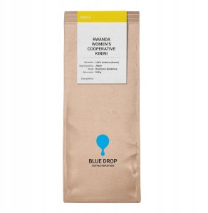 Kawa ziarnista RWANDA KININI SPECIALTY 100% Arabica jasno palona 340G 2