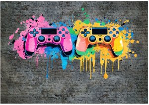 Fototapeta Dla Chłopca Pad Gaming Graffiti Dzieci Tapeta Flizelina 250X175 1
