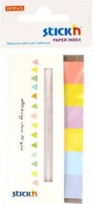 Stickn Zakładki indeks. papierowe mix 6 kol. neon Candy (242351) 1
