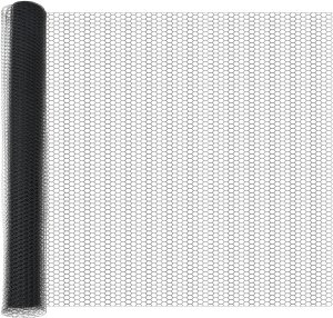 vidaXL Słupki ogrodzeniowe 22 szt. U-Channel Szare 140 cm Stal, Sześciokątne ogrodzenie Szare 1.4x50 m Stal 5