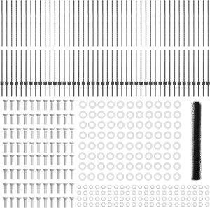 vidaXL Słupki ogrodzeniowe 22 szt. U-Channel Szary 160 cm Stal, Ogrodzenie sześciokątne Szare 1,6x100 m Stal 4