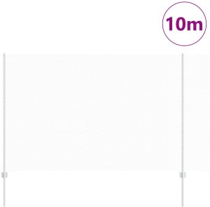 vidaXL Słupki ogrodzeniowe 10 szt. U-Channel 160 cm Ocynkowana stal, Ogrodzenie hexagonalne 1.6x10 m Ocynkowana stal 3