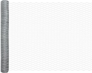 vidaXL Słupki ogrodzeniowe 10 szt U-Channel 100 cm Stal galwanizowana, Sześciokątne ogrodzenie 1x10 m Stal galwanizowana 5