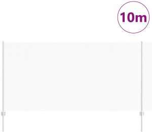 vidaXL Słupki ogrodzeniowe 10 szt. U-Channel 120 cm Stal ocynkowana, Ogrodzenie sześciokątne 1.2x10 m Stal ocynkowana 3