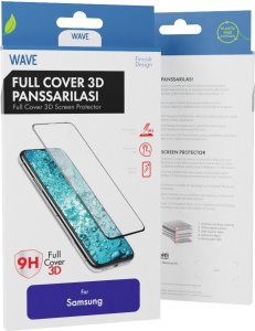Wave Full Cover 3D tempered glass, Samsung Galaxy S20, black 1