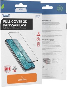 Wave Full Cover 3D tempered glass, OnePlus 12, black frame 1