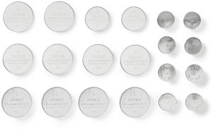 Nedis BALAK20BL, Single-use battery, CR1620, CR2016, CR2025, CR2032, LR43, LR44, LR54, Lithium / Alkaline, 20 pc(s), Silver, 20 mm 2