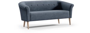 Sofa ESPERO styl skandynawski 3 osobowa welur z guzikami monolith 77 1